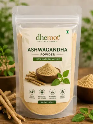 Dheroot Organic Ashwagandha Powder – 100g